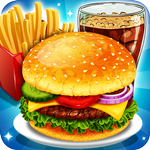 Fast Food Cooking Game Offline icon