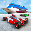 Formula Car Transporter Truck: Cruise Ship Games APK