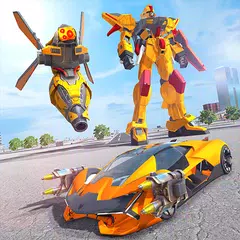 download Bee Robot Car Transformation Game: Robot Car Games XAPK