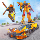 Wasp Robot Car Transforming Game- Car Robot Games icône