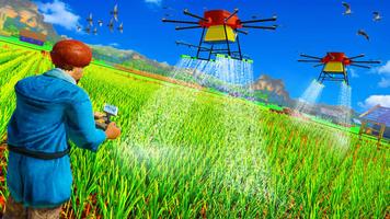 Modern Drone Farming الملصق