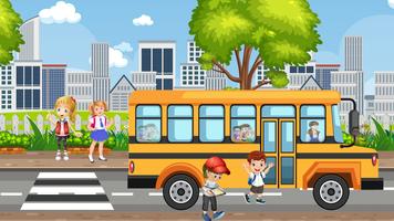 Gra dla dzieci jazdy autobusem screenshot 1