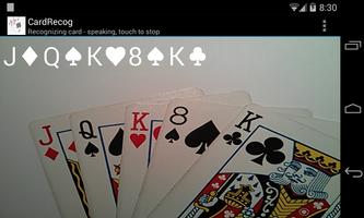 CardRecog Recognize Play Cards captura de pantalla 1