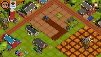 TractoRush : Cubed Farm Puzzle imagem de tela 1
