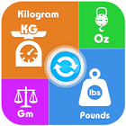 lbs / kg / g / oz Converter 2019 أيقونة