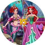 Mermaid vs Princess Dress Up icône