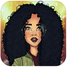 Cute Black Girly Wallpaper আইকন