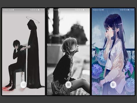 Android 用の 孤独な少女壁紙 悲しい 一人で 不幸 Apk をダウンロード
