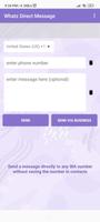 Whatz Direct Message gönderen
