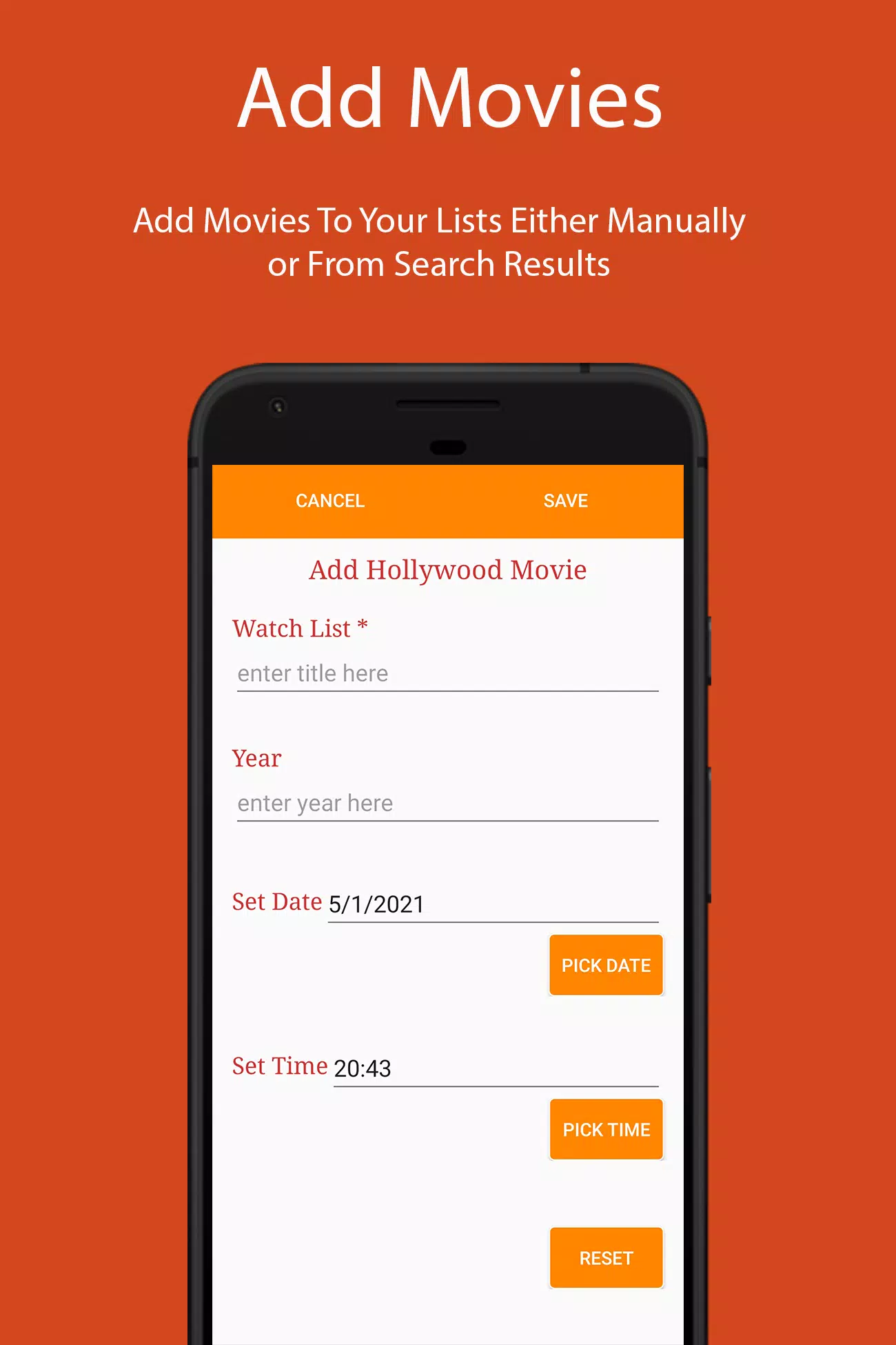 Descarga de APK de Películas sin conexión para Android