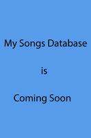 My Songs Database Affiche