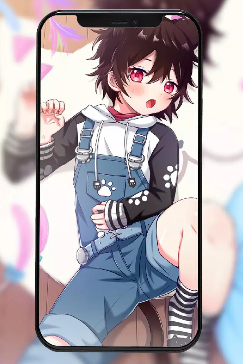 Cute Cat Anime Boy Wallpaper APK for Android Download