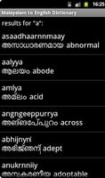 Malayalam - English Dictionary screenshot 1