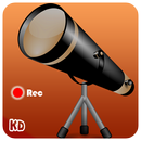 Mega zoom 45x câmera do telescópio APK