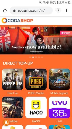 Top Up Codashop Unipin For Android Apk Download