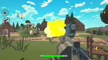 Chicken FPS Offline Gun Game 2 تصوير الشاشة 1