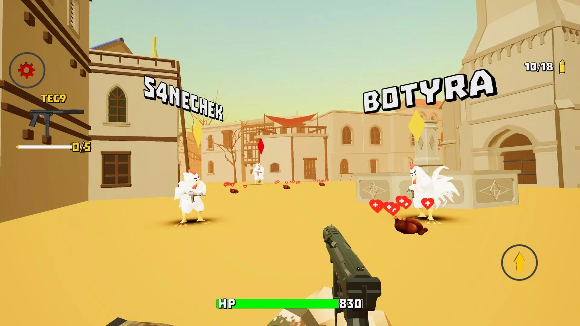 Download do APK de Jogo da Galinha com Arma 2 para Android