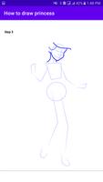 How to draw princess স্ক্রিনশট 2