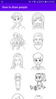 How to draw people پوسٹر