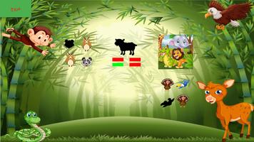 learn animals poster