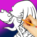 Knuckles Coloring Book