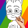 PJ Coloring Book Masks