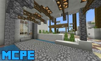 Modern Redstone Mansion for Minecraft PE captura de pantalla 1