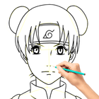 how to draw anime manga আইকন