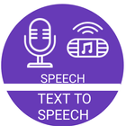 text to speech speech to text icône