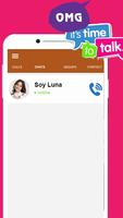Live Chat With Luna. Games Simulation ảnh chụp màn hình 1