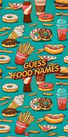 Guess food games 海报