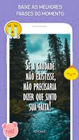 Frases de Sinto Sua Falta Cartaz