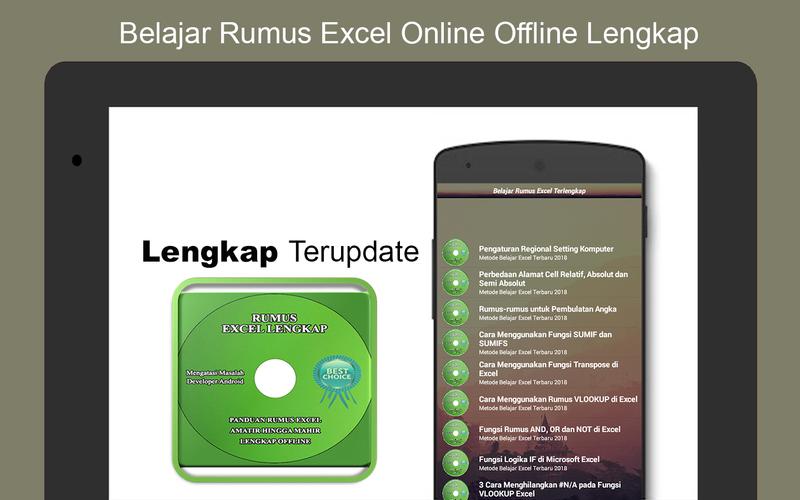 Belajar Rumus Excel Online Offline Lengkap For Android Apk Download