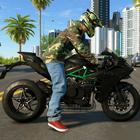 Kawasaki Ninja H2r Games 3D أيقونة
