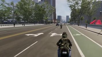 Kawasaki Ninja H2r Games 3D تصوير الشاشة 1