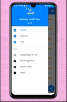 برنامه‌نما Samsung OneUi Font Style عکس از صفحه