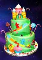 Happy Birthday Cake Designs Affiche