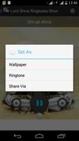 Lord Shiva Ringtones Aarti capture d'écran 3