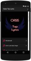 Oasis Top Lyrics ポスター