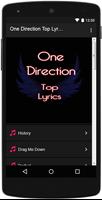 One Direction Top Lyrics plakat