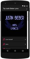 Top Justin Bieber Lyrics โปสเตอร์