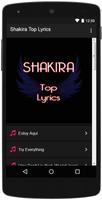 Shakira Top Lyrics poster