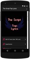 The Script Top Lyrics Cartaz