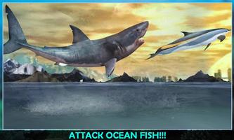 Angry Sea White Shark Revenge تصوير الشاشة 2