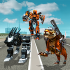 Multi Robot Transform Police Dog, Tiger & Wildcat biểu tượng