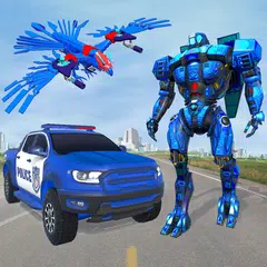 Flying Eagle Robot Car Games XAPK download