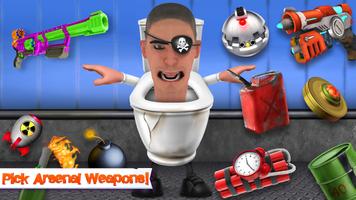 Kick the Toilet Head Game poster