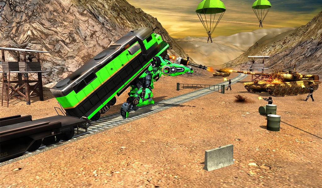 Futuristic Train Real Robot Transformation Game for Android - APK Download