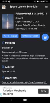 Space Launch Schedule 截图 1