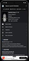 Space Launch Schedule screenshot 1